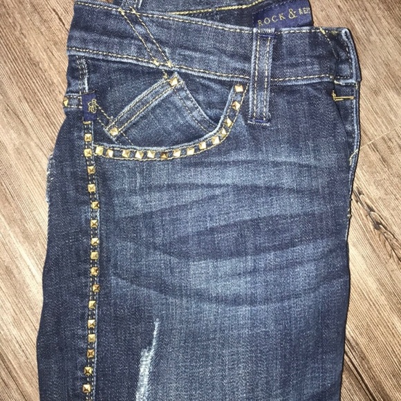 🎸ROCK AND REPUBLIC🎸SANDRA STUDDED JEANS🎸 - Picture 2 of 6